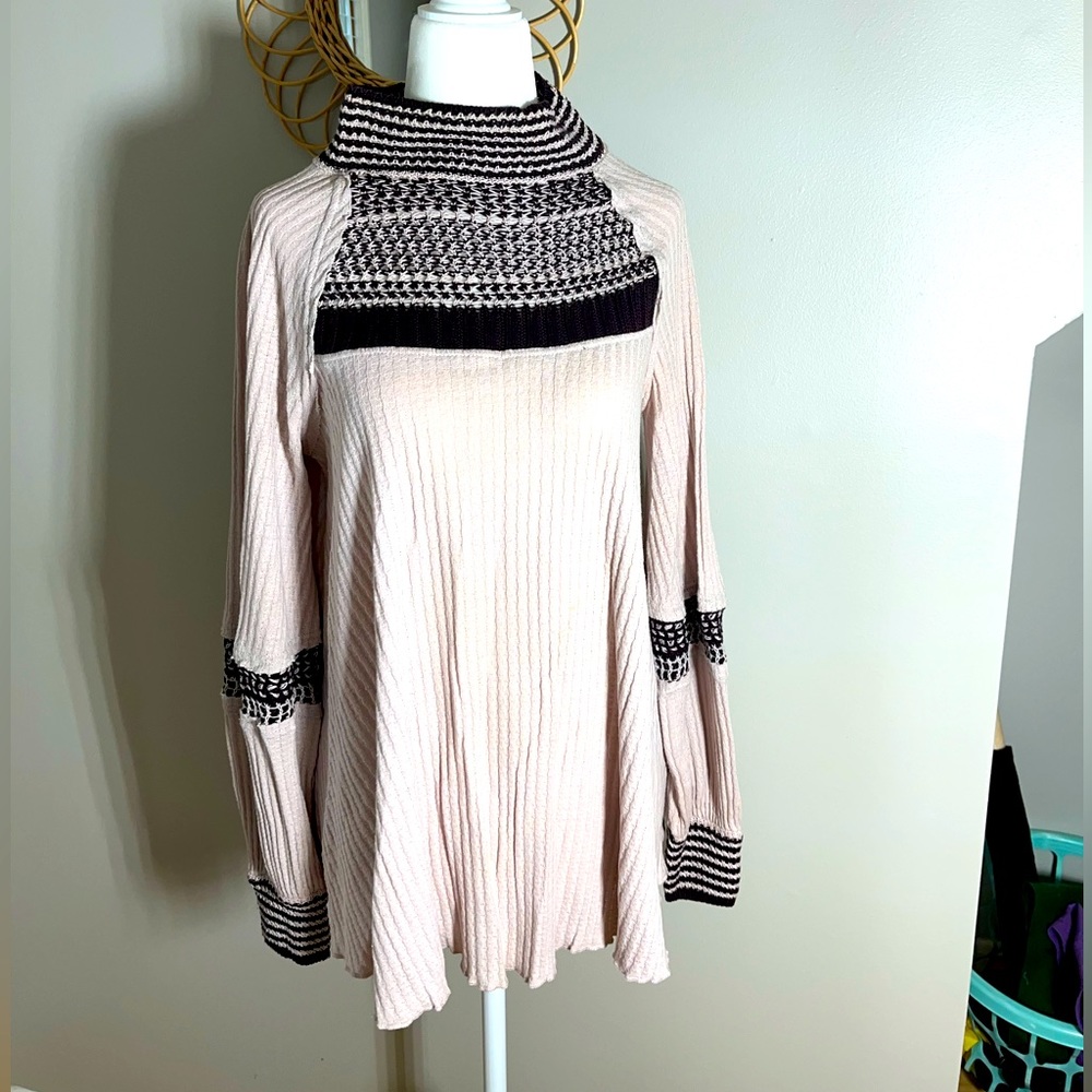 Free people purple swing sweater